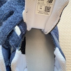 ニューバランス　スニーカー　ネイビー　14cmの画像