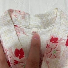 ロンパース甚平　80サイズの画像