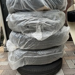 断捨離【新車外し】ジムニー JB64 純正ホイール＆タイヤ5本セットの画像