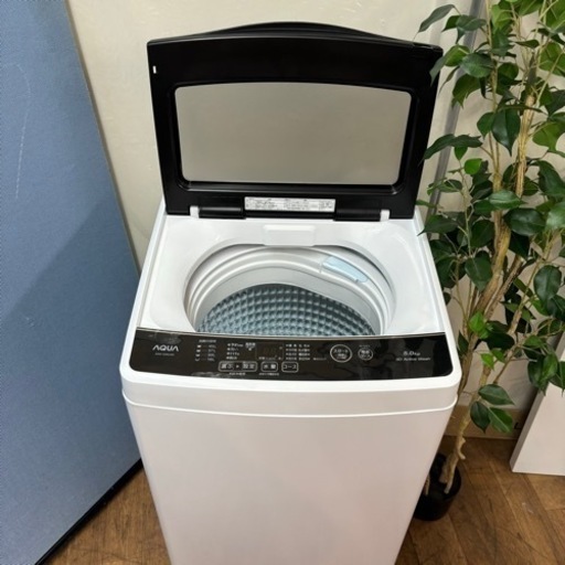I556 ? ジモティー限定価格！ 2022年製の美品♪ AQUA 洗濯機 （5.0㎏） ⭐ 動作確認済 ⭐ クリーニング済