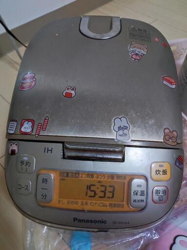 今日中限定の金額　パナソニック IHジャー炊飯器 ノーブルシャンパン SR-HG104