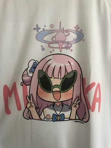 ブルアカ 聖園ミカ Tシャツ コミケ C101 フトスト×MOLLU 純粋な