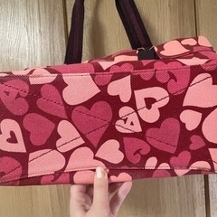 ★coachコーチ★ハート柄トートバッグ★の画像