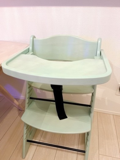 カトージ　　ハイチェア　ブルー　一度使用　美品⭐︎