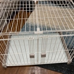 現在お話中・美品・室内用イヌ・ネコペットケージの画像