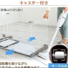 現在お話中・美品・室内用イヌ・ネコペットケージの画像