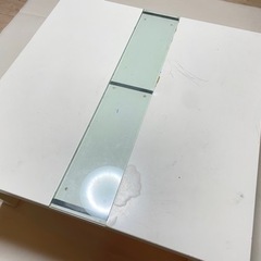 オシャレテーブル 鏡面 なのにこたつ