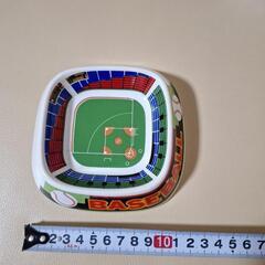 【レトロ】野球スタジアム型灰皿　小物入れの画像