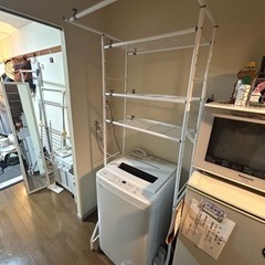 <無料、美品！>洗濯機棚