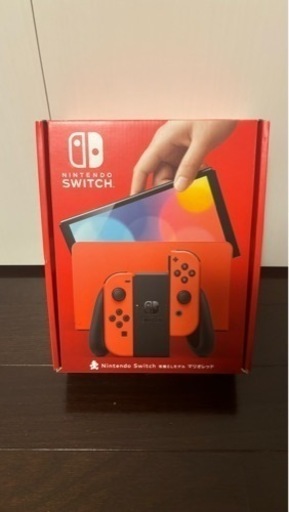 新品同様】任天堂Switch本体有機ELモデルマリオレッドバッテリー強化版①
