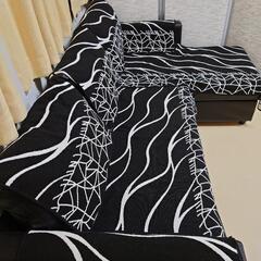 傷･汚れに強い合成皮革 カウチソファベッドニトリの家具 ソファ