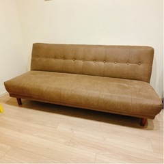 ★20%+12,000円オフ★【大塚家具】ソファベッドの画像