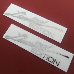 Limited EDITION デカール　シルバー（２個セット）...