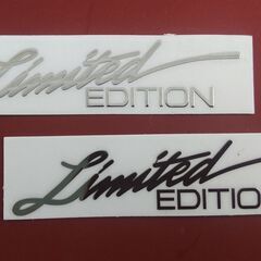 Limited EDITION デカール　シルバー（２個セット）　新品未使用品！の画像