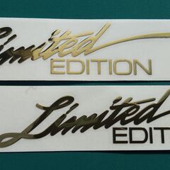 Limited EDITION デカール　ゴールド（２個セット）　新品未使用品！の画像