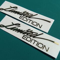 Limited EDITION デカール　ゴールド（２個セット）　新品未使用品！の画像