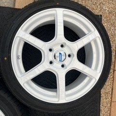 RAYS グラムライツ57C6 SWK premium +zc33s純正タイヤセットの画像