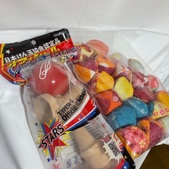 けん玉、お手玉セットで