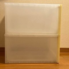 衣装ケース(2つ)の画像