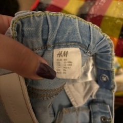 H&M  denim デニム　子供服　古着の画像