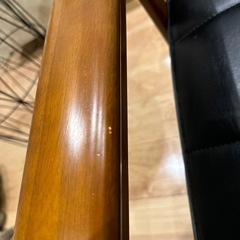 カリモク60 kチェア 2シーター 黒色の画像