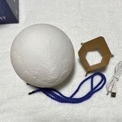 月ライト 間接照明 おしゃれ 置き型 女性 人気 3Dプリント usb充電の画像