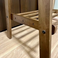 ニトリ　A型ハンガーラック（旧型）　木製の画像