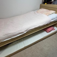 収納式2段ベッド美品