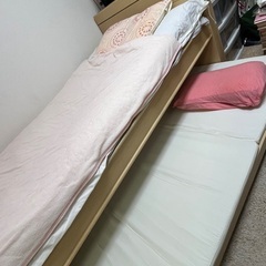 収納式2段ベッド美品の画像