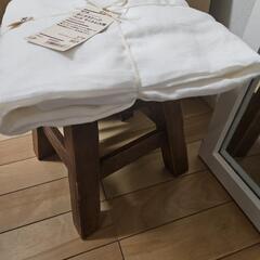 ★専用　決まりました🩵【無印良品】ボックスシーツ　ベッド　マットレス用　セミダブルベット用サイズ／寝具　の画像