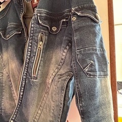 作業服 仕事着  デニム ジャケットの画像