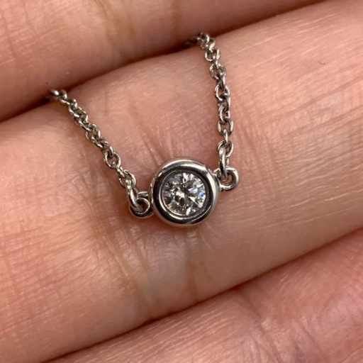 ティファニー　バイザヤード　ダイヤモンド　リング　プラチナ