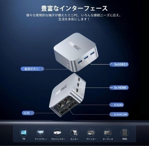 ミニpc 12世代 intel alder lake n100 mini pc
