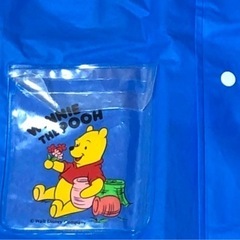 110㌢　ぷーさん レインコート　カッパ　雨具の画像