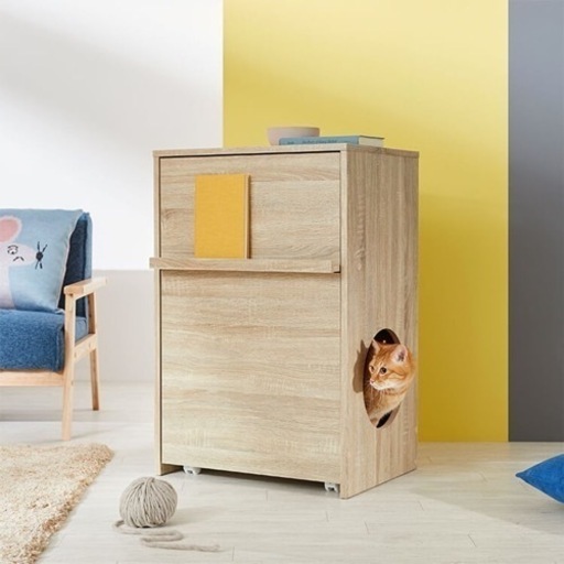 猫用トイレ収納