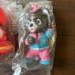 たくぎん　たくちゃん　貯金箱　ソフビ　3体セット　➕　北空知信金　貯金箱の画像