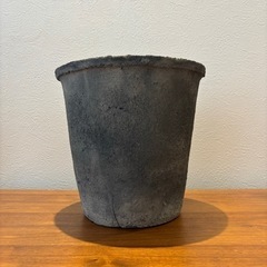 植木鉢 おしゃれ 素焼き ジャンクポット15cm 5号 グレー 穴あり 受け皿なし　陶器鉢 アンティーク シャビー プランター 鉢 ガーデニング 室内 鉢植え 園芸 観葉植物 多肉植物 塊根植物 サボテン 人工観葉植物 花の画像