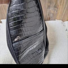 クロコダイル風 ハンドバッグ 難ありの画像