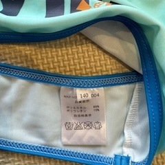 140㎝女の子　水着2点セットの画像