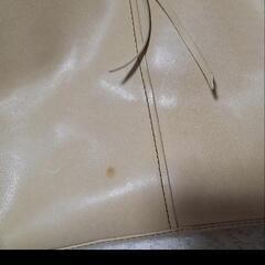 【Cuir Jouer Cube】ハンドバッグ ポーチ付 難ありの画像