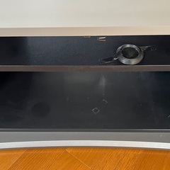 テレビ台　幅110cm 高さ46cm  ガラストビラ正常可動品の画像