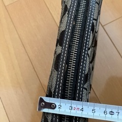  コーチ COACH ロゴチャーム付 一部 レザー ？ボディ / ウエスト バッグ の画像