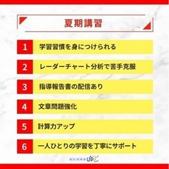 【夏期講習】夏休みで差をつけよう！の画像