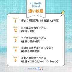 ★夏休み期間｢通い放題｣の画像