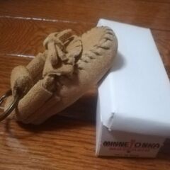 ＊新品未使用＊ミネトンカ＊ミニチュア本革製モカシン＊アクセサリー＊小物＊キーホルダー＊の画像