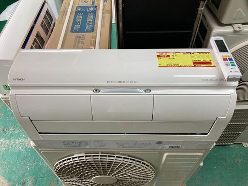 K05433　日立　2022年製　中古エアコン　主に14畳用　冷房能力　4.0KW ／ 暖房能力　5.0KW