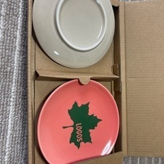 LOGOSデザイン 陶器プレート 二枚組の画像