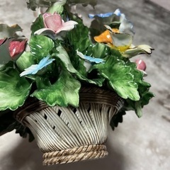 陶花　イタリア製　カポディモンテ？ の画像