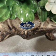 陶花　イタリア製　カポディモンテの画像