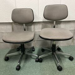 KOKUYO コクヨ ワークチェア 2脚セット 回転 事務椅子 ...